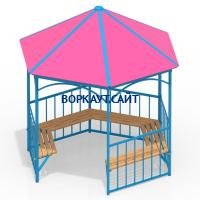 Беседка с лавками МАФ 4120 в Твери