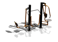 Уличный тренажер "Жим ногами Шагомер Жим от груди" УТ333 в Твери Уличный тренажер "Жим ногами Шагомер Жим от груди" УТ333 в Твери