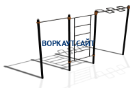 Спортивный комплекс воркаут ВС-129 в Твери