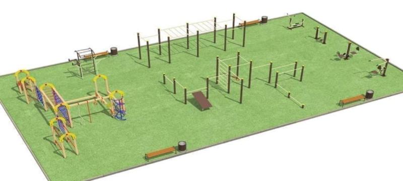 Проект спортивной площадки для любого возраста - 1 096 200 рублей. в Твери