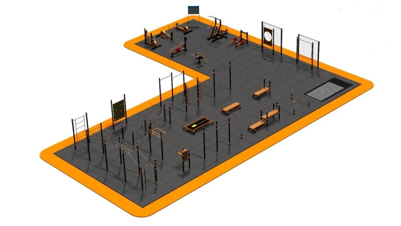 Дизайн проект спортплощадки Угловая в Твери