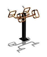 Уличный тренажер  "Штурвал двойной"  УТ201 в Твери