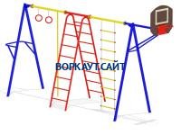 Гимнастический комплекс с баскетбольным щитом МАФ 3001 в Твери