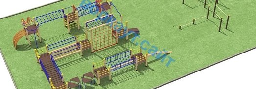 Проект спортплощадки с полосой препятствий в Твери