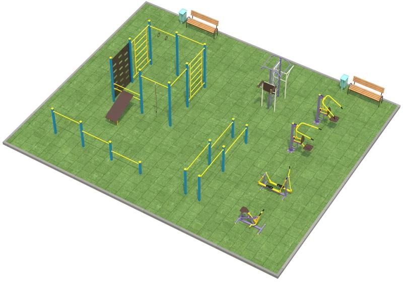Проект спортплощадки 150 метров в Твери в Твери