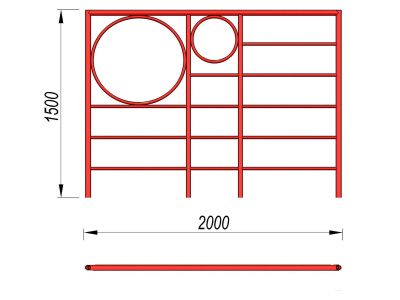 Шведская стенка с кольцами МАФ 3502 в Твери