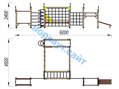 Детский спортивный комплекс ДСК 3102 в Твери