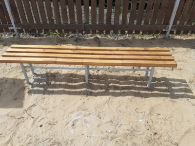 Двухметровая лавочка без спинки 2 м МАФ 1602 в Твери