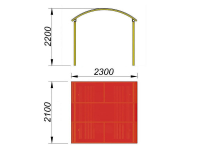Навес судейский МАФ 4004 в Твери