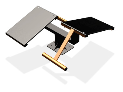 Уличный тренажер  "Скамья для пресса двойная"   УТ213 в Твери