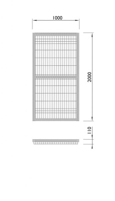 Калитка спортивной площадки МАФ 5105 в Твери