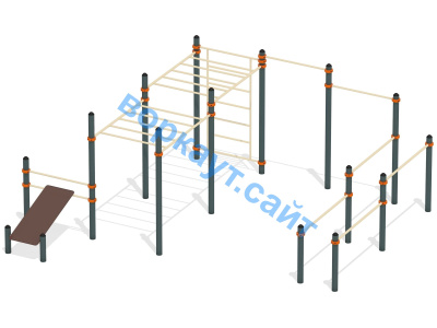 Спортивный комплекс воркаут ВС-50 в Твери