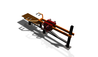 Силовой уличный тренажер  "Жим лежа"  УТ411 в Твери