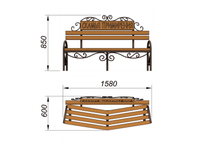 Скамья примирения МАФ 1610 в Твери