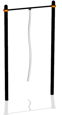 Турник с гимнастическим канатом ВС-34 в Твери