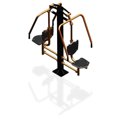 Уличный тренажер  "Жим от груди двойной" УТ204 в Твери