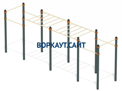 Воркаут рукоход с турниками ВС-23 в Твери