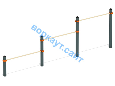 Каскад турников тройной ВС-6 в Твери