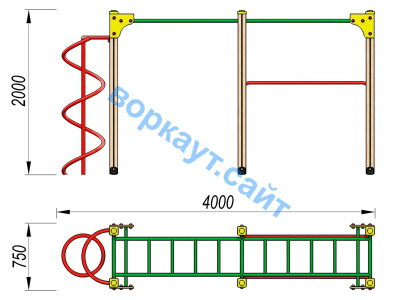 Детский спортивный комплекс ДСК 3104 в Твери