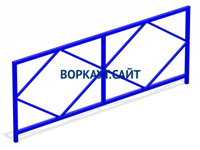 Ограждение площадки МАФ 5001 в Твери