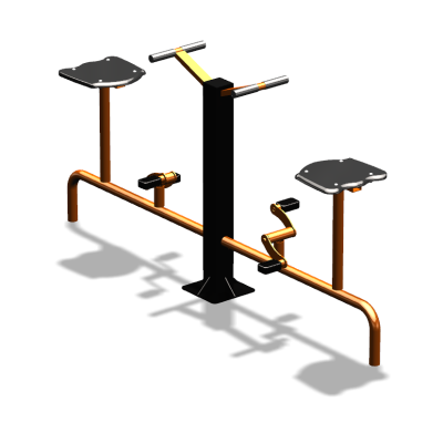 Уличный тренажер  "Вело двойной"   УТ211 в Твери