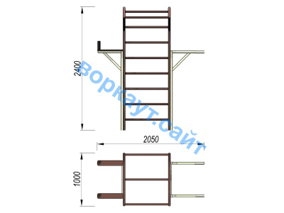 Детский спортивный комплекс 3 в 1 ДСК 3103 в Твери