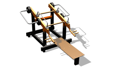 Силовой уличный тренажер  "Жим от груди"  УТ422 в Твери