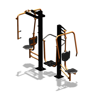 Уличный тренажер "Жим от себя Шагомер Баттерфляй" УТ303 в Твери