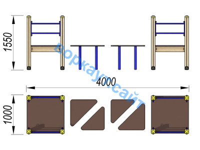 Детский спортивный комплекс Мостик ДСК 3114 в Твери