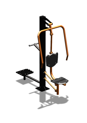 Уличный тренажер "Жим от груди Твистер" УТ328 в Твери