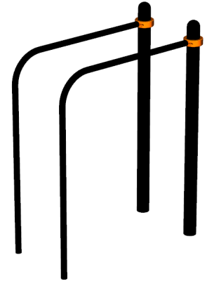 Воркаут брусья приставные ВС-39 в Твери