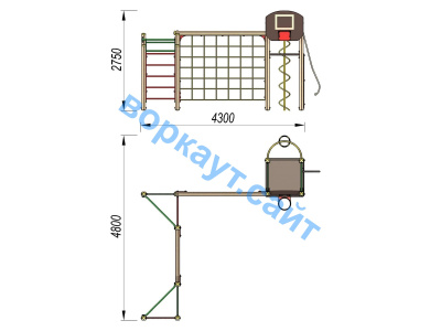 Детский спортивный комплекс ДСК 3112 в Твери Детский спортивный комплекс ДСК 3112 в Твери