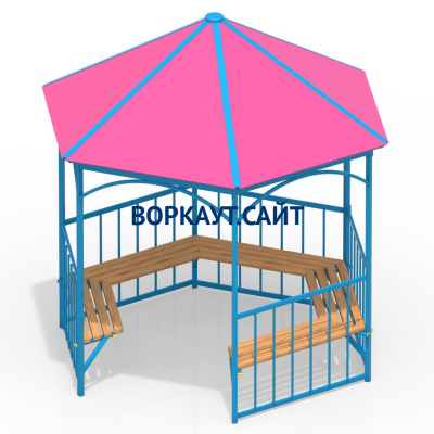 Беседка с лавками МАФ 4120 в Твери