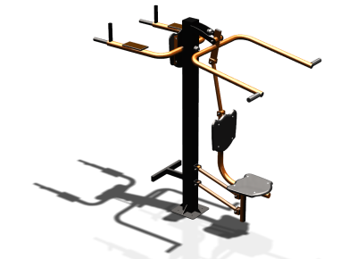 Уличный тренажер "Верхняя тяга Брусья Пресс" УТ339 в Твери