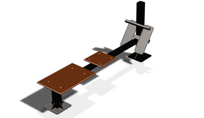 Силовой уличный тренажер  "Скамья для пресса"  УТ415 в Твери